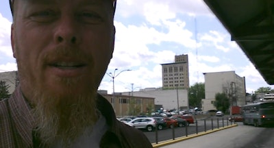 Catch George’s vid from the Lima, Ohio, bus station via this link.