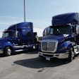 The side-by-side test drives involved two ProStar tractors, one with an Eaton AMT and the other with Allison’s fully automatic TC10.