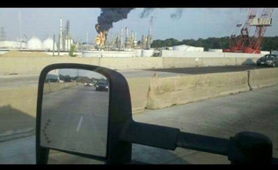 Jerry Kaminer: Was on the grounds of the Valero Refinery in Memphis in August of 2011 when a storage tank blew up. Got out of their ASAP.