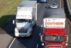Trucks on highway 2