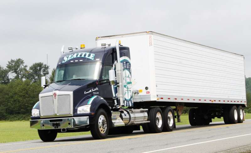 Seattle Mariners-themed Kenworth T880