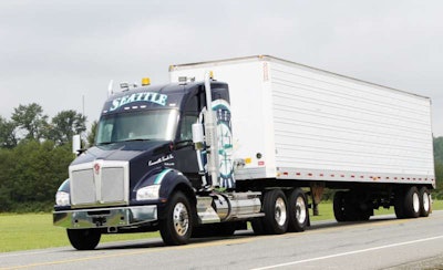 Seattle Mariners-themed Kenworth T880