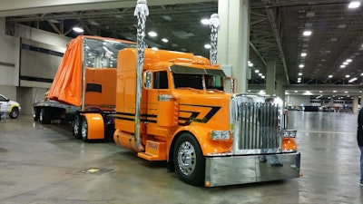 Vinnio Diorio’s 2013 Peterbilt 379 and matching Mac trailer are looking to defend their Pride & Polish championship from 2013 in the Limited-Mileage Combo category.