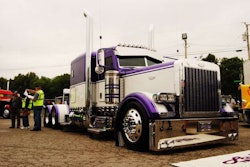 Owner-operator Austin Ashley bagged Best of Show in the Limited Mileage Bobtail category of the event at Fitzgerald Glider Kits last year. Click through the image for more photos and a video.