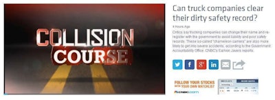 You can view video from the CNBC series via this link. Those wishing to file comments with the network directly can use the page at this link.