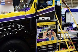 Can you picture yourself behind the wheel of a ChampTruck? Great American Trucking Show attendees got a look at it at the Overdrive booth.