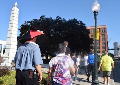 Arriving at Daley Plaza …
