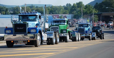 Brockway “Huskies” on parade at 2014 Brockway event in Cortland, NY