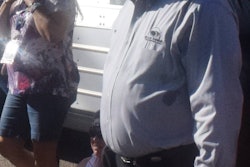 Joey Slaughter at the Great American Trucking Show TSG health walk
