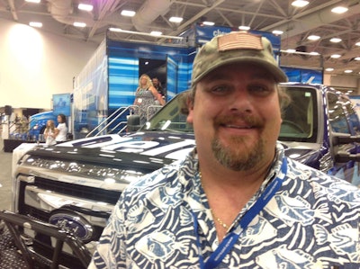 We caught up with Cody Blankenship at GATS with his wife and 4- and 6-year-old daughters at the Delo booth.