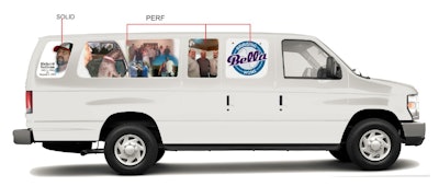 This rendering of a special van design by the Designer Wraps company of Millville, N.J., shows part of Karen Talbot’s hopes for a special homecoming for Richard Sullivan’s dog.