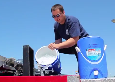 Werner ice bucket challenge