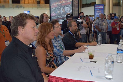 Judges Mike Ryan, Lindsay Lawler, Eric Harley and Edgar Hansen chose the winner of the contest after each contestant gave a live performance.