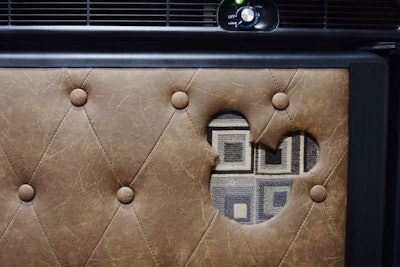 In addition to this quite conspicous mouse, there are throughout the sleeper 10 hidden or partially hidden Mickeys, in part a carryover from the interior design of the Caffees’ previous rig, which I wrote about here.