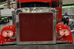 The LED headlights can be set to rotate through colors. “They’re on a 27-color wheel, multi-change,” says Mike Lemley.