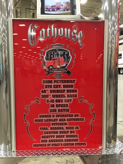 Mike Lemley pulls oil tankers with his rig.