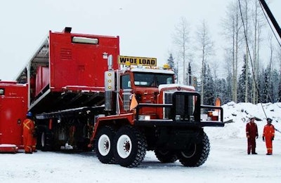 The heavy tandem-tandem bed trucks do more work on location, which equates to a longer service life in general terms. Ovelson notes that “because there’s so much capital involved in building them — $850,000 to $1 million each — we’ll just rebuild every 10 years or so.”