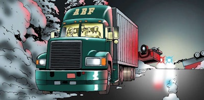 With the family back in his truck, Sutton calls 911 and they wait for emergency personnel.