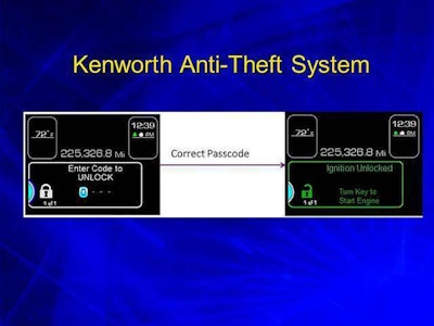 Kenworth anti-theft