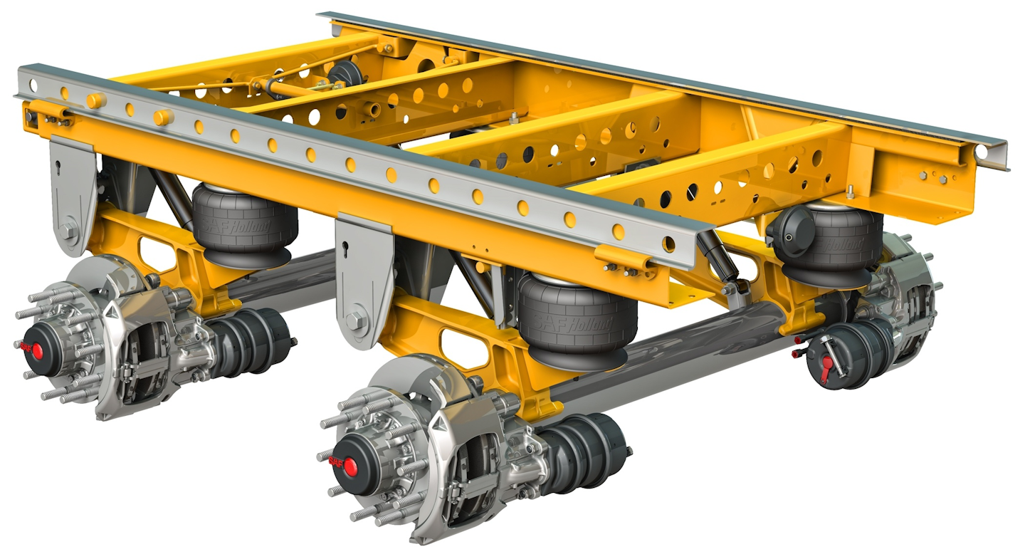 SAF-Holland’s expanded air suspension/slider axle series | Overdrive