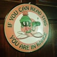 I had this sign on my office door long before I got the Taser.