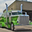 Bill Rethwich’s 2013 Peterbilt 389 and matching Polar tanker on display at the PDI Dyno Even and Truck Show Pride & Polish.