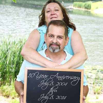 David Adkins and his wife, Shena