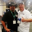 Tony Justice (left), George Parker