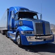 The 5700XE is the first Daimler truck to offer a vertically integrated powertrain. The only non-Daimler drivetrain component offered is an Eaton 10-speed manual transmission.
