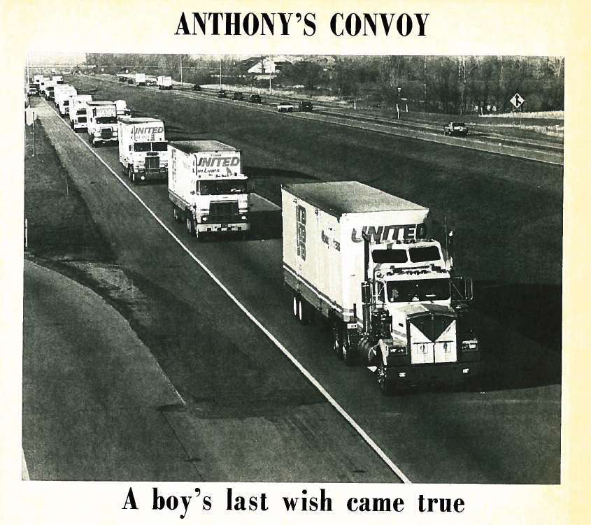 Anthony&rsquo;s convoy image from 1985 January issue