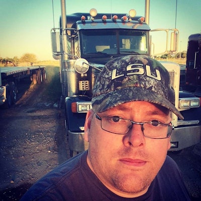 Owner-operator Keith Stewart and his 2006 Peterbilt 379