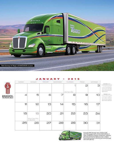 Kenworth 2015 Appointment calendar