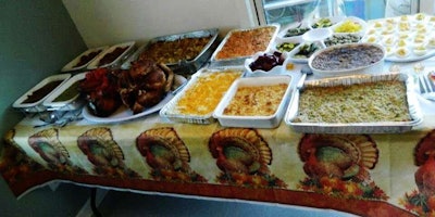 Thanksgiving spread