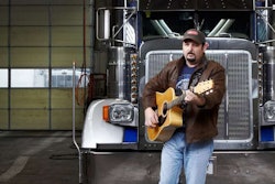 Tony Justice drives for Greenville, Tenn.-based Everhart Transportation. Find more about his most recent record, “Apple Pie Moonshine,” in the story and podcast at this link.