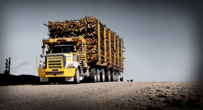 Western Star 6900 logging