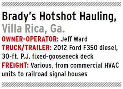 Brady's Hotshot Hauling specs
