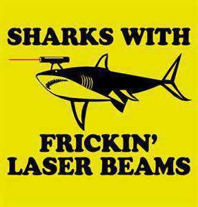 Sharks with laser beams