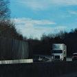 truck in highway scene