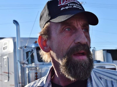 Davis Trucking owner-operator Melvin Davis Jr.