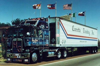 Through the 1980s and into the 1990s, Good ran the K100 leased to Carretta Trucking.