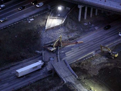 Click through the image or this link to find more photography of the Hopple Street overpass collapse in this story at Cincinnati.com.