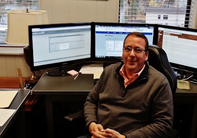 After owning his own truck, Lindley Johnson is now a different kind of owner-operator. He runs his Landstar-dedicated LKJ Agency with two employees in Iron Mountain, Mich.