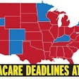 Obamacare health exchange map