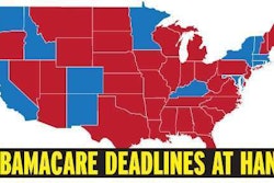 Obamacare health exchange map