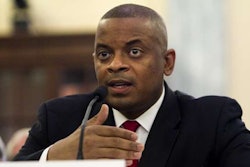 Secretary Anthony Foxx speaking to a Senate committee Wednesday. Photo from The Hill
