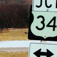 highway 34 sign