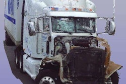 NTSB’s rendering of Roper’s truck following the accident.