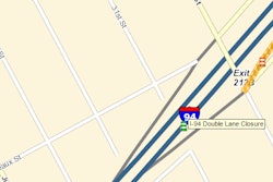 Click through the image for more on the double-lane closure from MDOT.