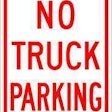 No truck parking