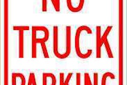 No truck parking